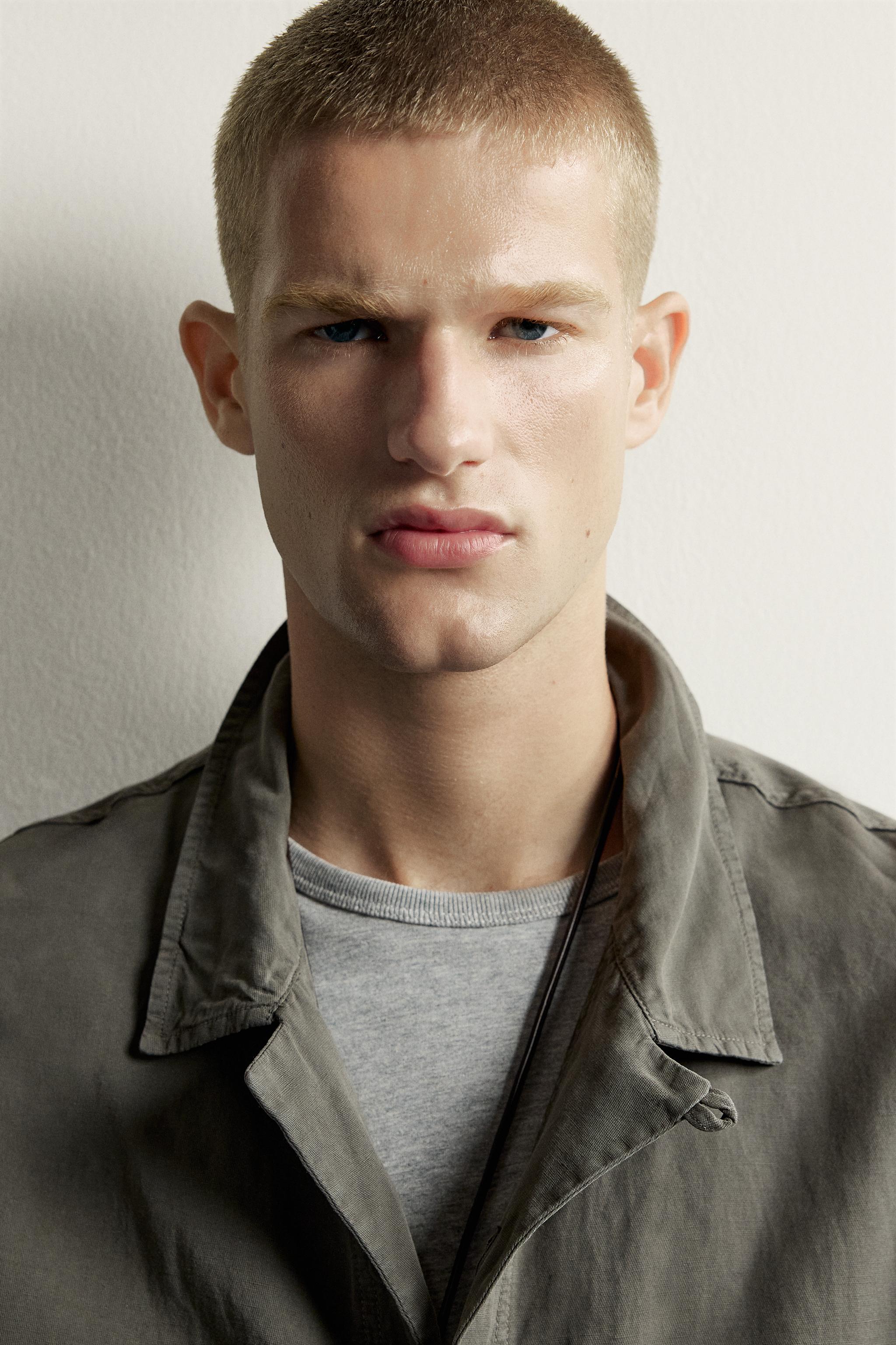 WASHED COTTON-LINEN SHIRT